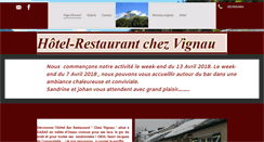 Desktop Screenshot of hotelvignau.fr